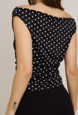 Le Lis "Don't Ruche It" Top