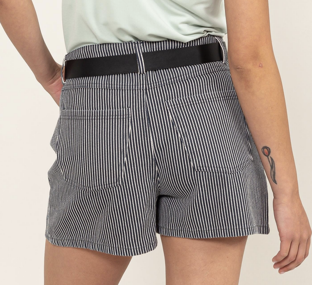 HyFve "Stripe for the Picking" High Waist Shorts