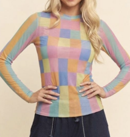 Davi&Dani "You Better Check Yourself" Mesh Top