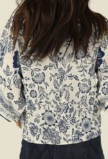 Nostalgia "Mediterranean Mama" Tie Top