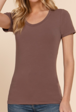 Active Basic Basic Scoop Neck Short Sleeve Top