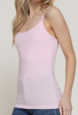 Active Basic Basic Short Camisole Top with Shelf Bra