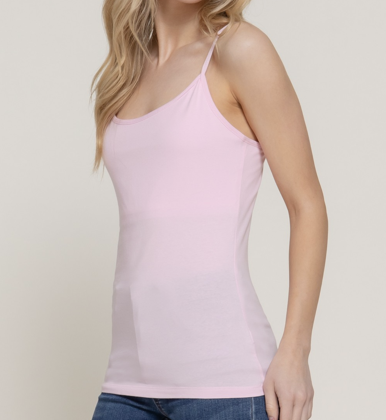 Active Basic Basic Short Camisole Top with Shelf Bra