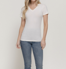 Active Basic Basic Short Sleeve V-neck Tee