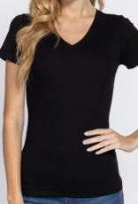 Active Basic Basic Short Sleeve V-neck Tee