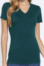 Active Basic Basic Short Sleeve V-neck Tee