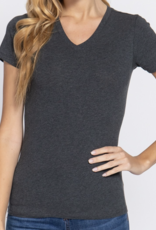 Active Basic Basic Short Sleeve V-neck Tee