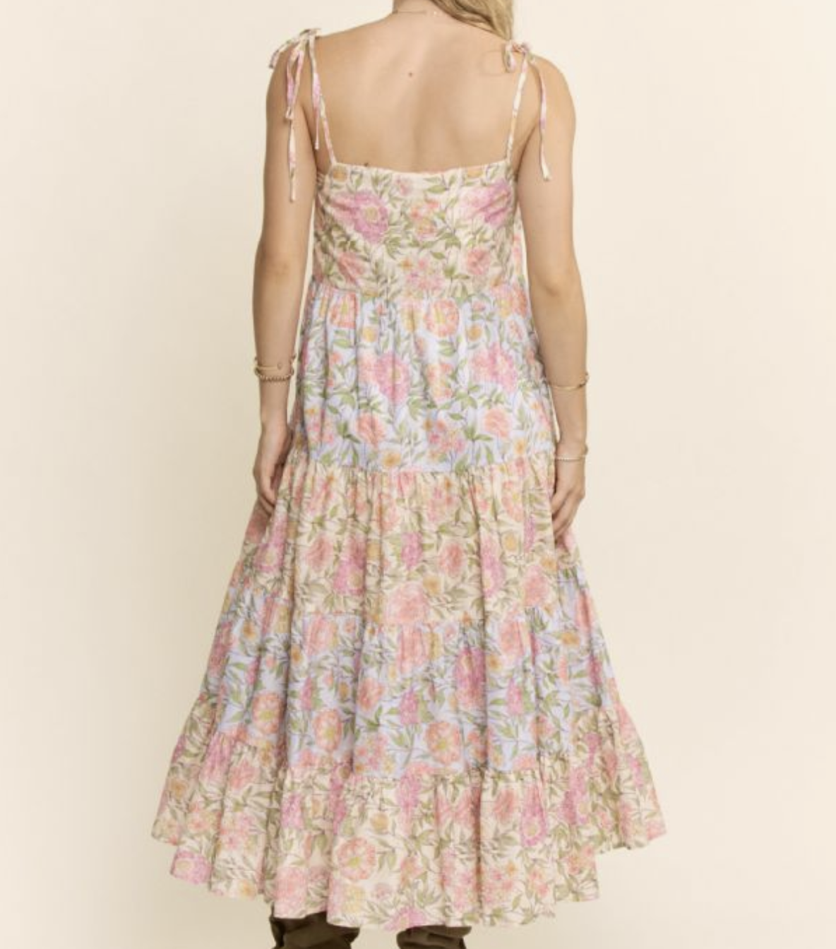 Davi&Dani "In the Garden of Weedin'" Maxi Dress