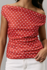 Le Lis "Don't Ruche It" Top