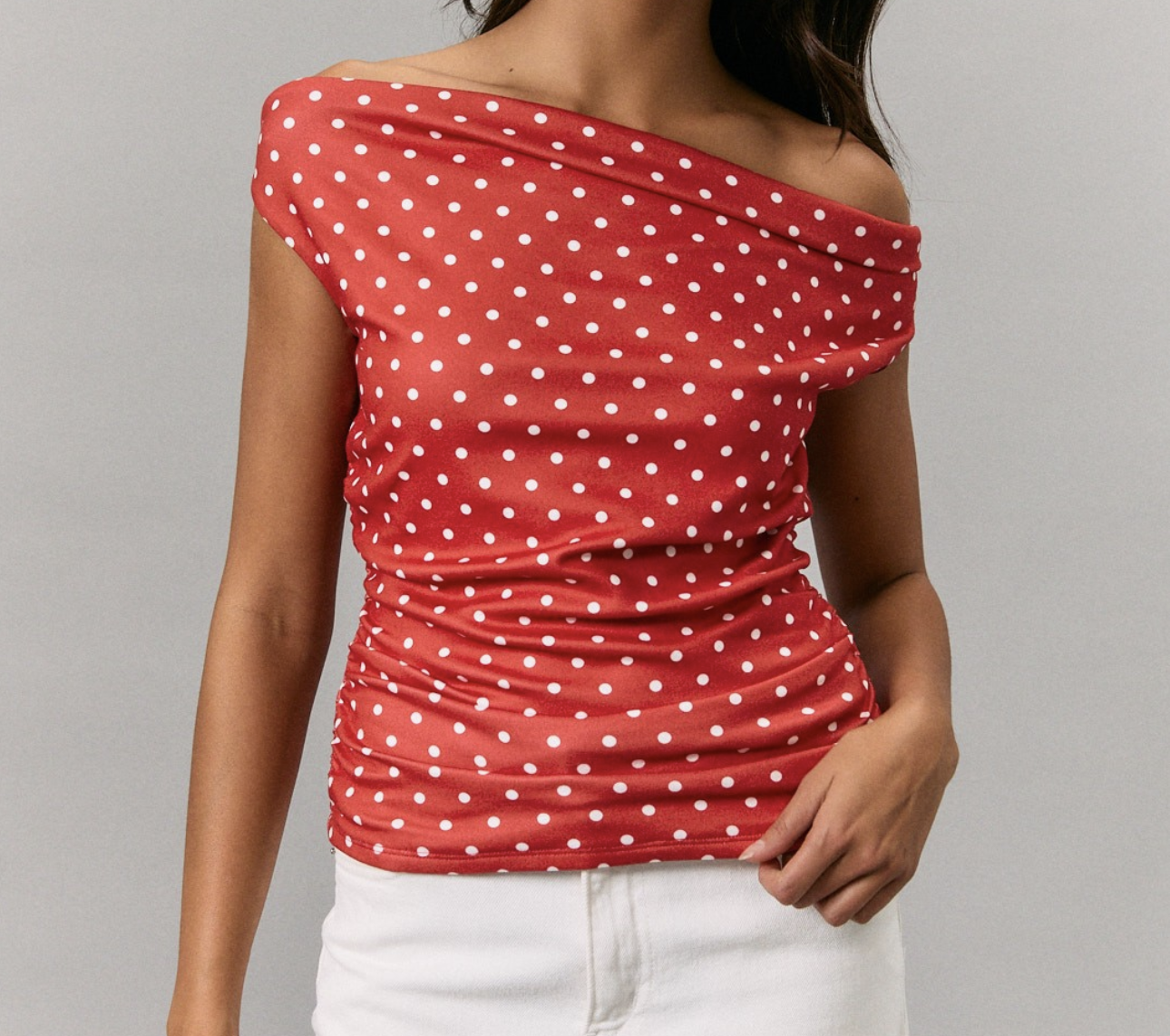 Le Lis "Don't Ruche It" Top
