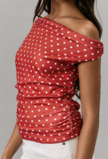 Le Lis "Don't Ruche It" Top