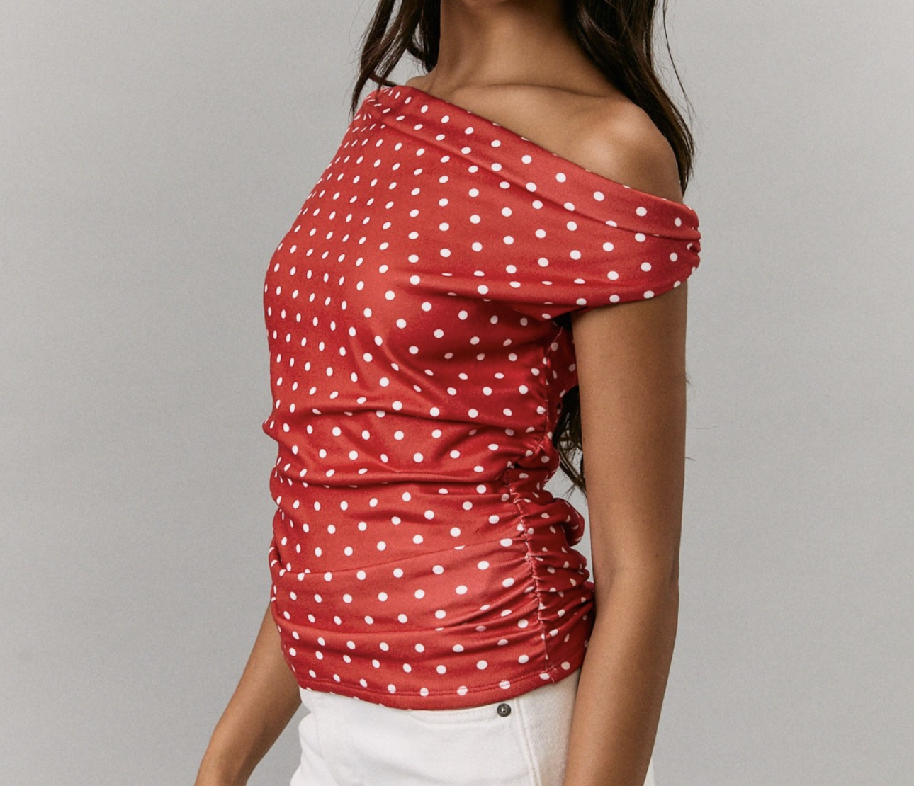 Le Lis "Don't Ruche It" Top