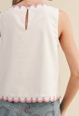 &Merci "Gainfully Embroid (-ered)" Tank Top