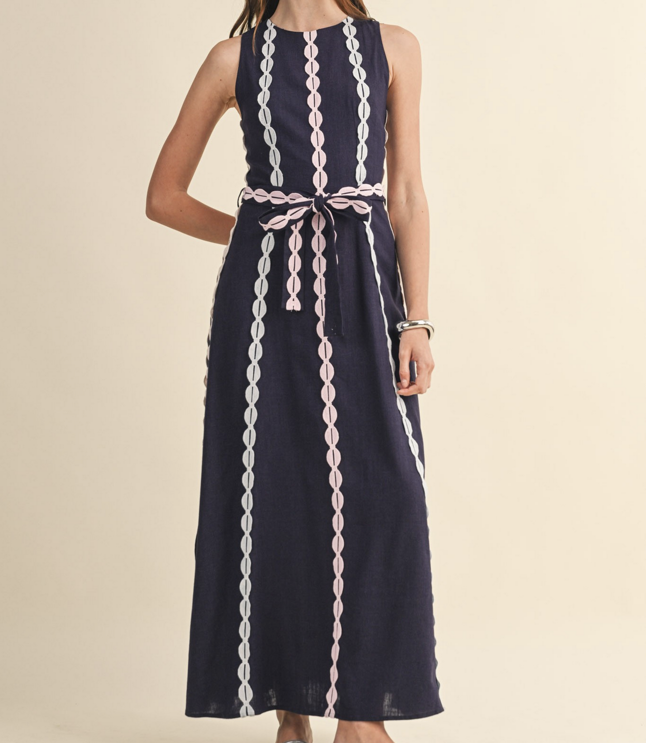 &Merci "Tied and True" Maxi Dress