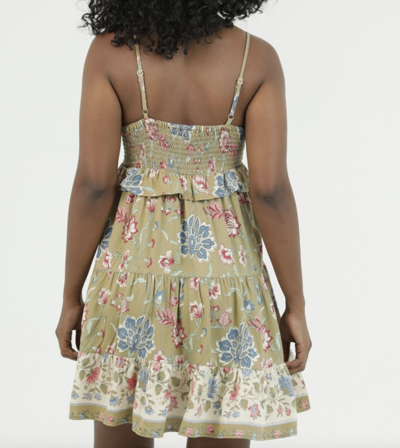 Angie "Rise and Vine" Mini Dress