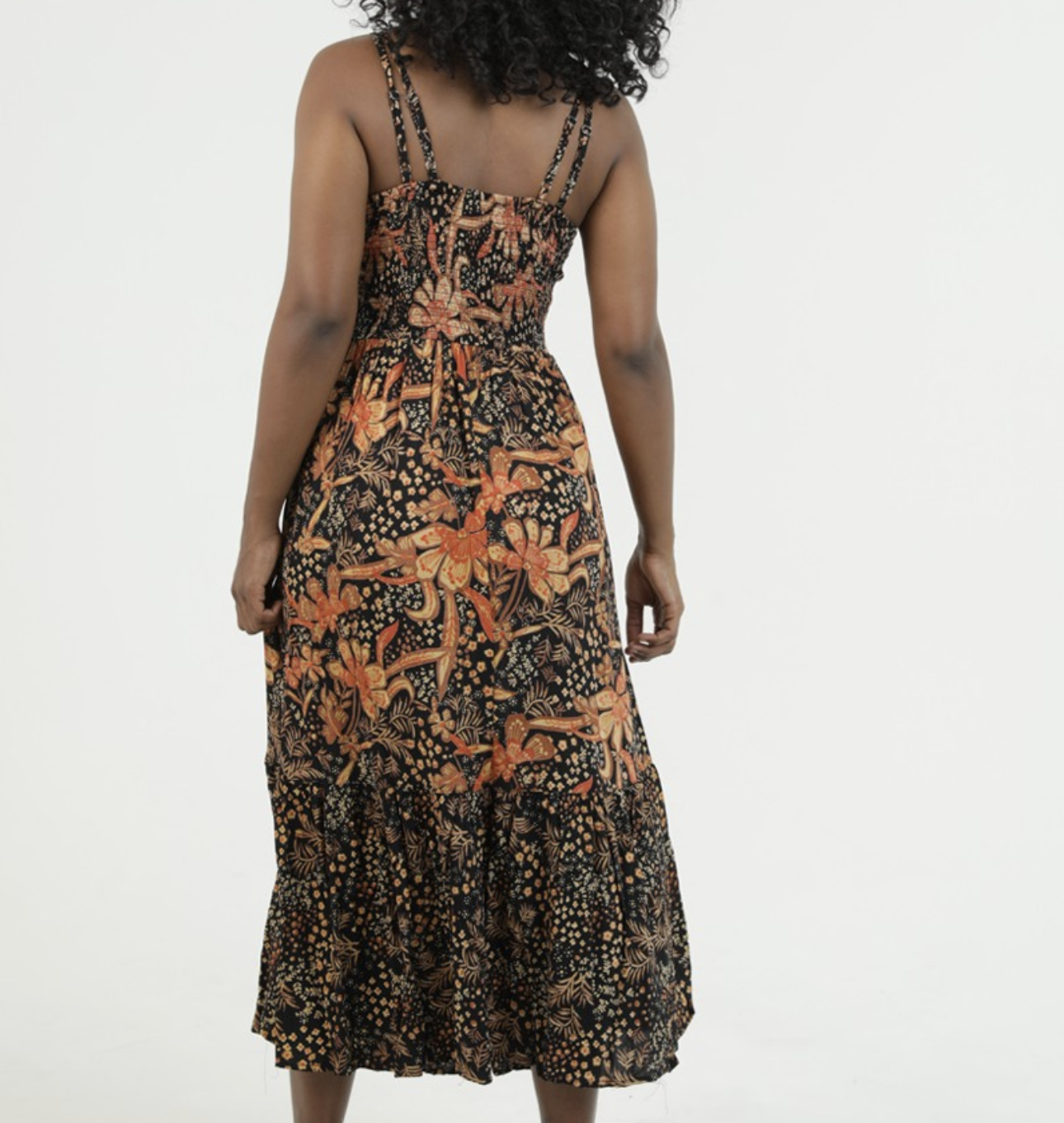 Angie "Orange You Glad?" Maxi Dress