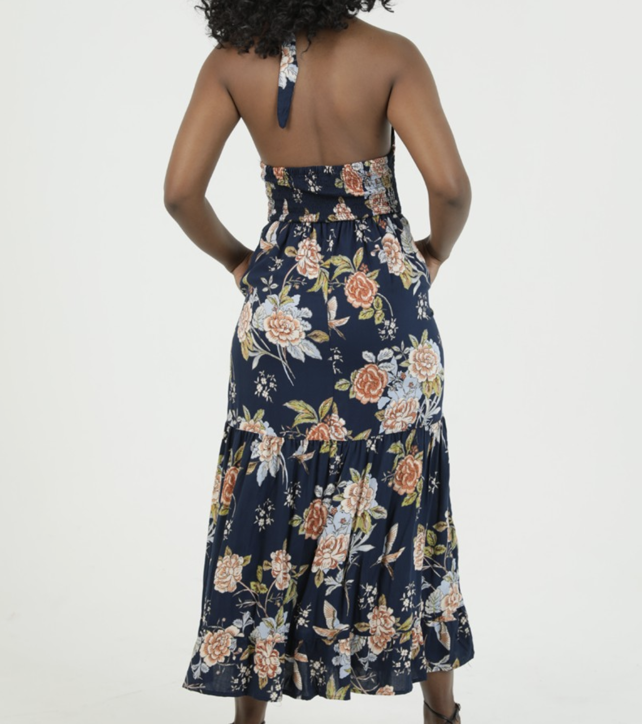 Angie "Gloom and Bloom" Maxi Dress