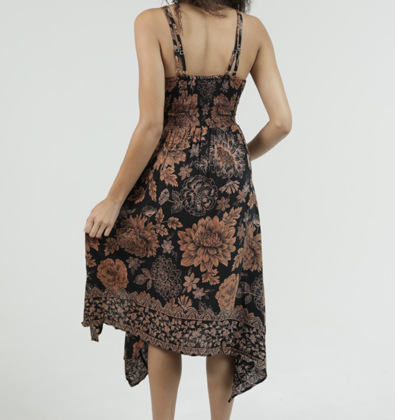 Angie "Under the Etruscan Sun" Midi Dress