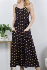 LA Soul "Bee Better Have My Honey" Midi Dress