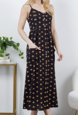 LA Soul "Bee Better Have My Honey" Midi Dress
