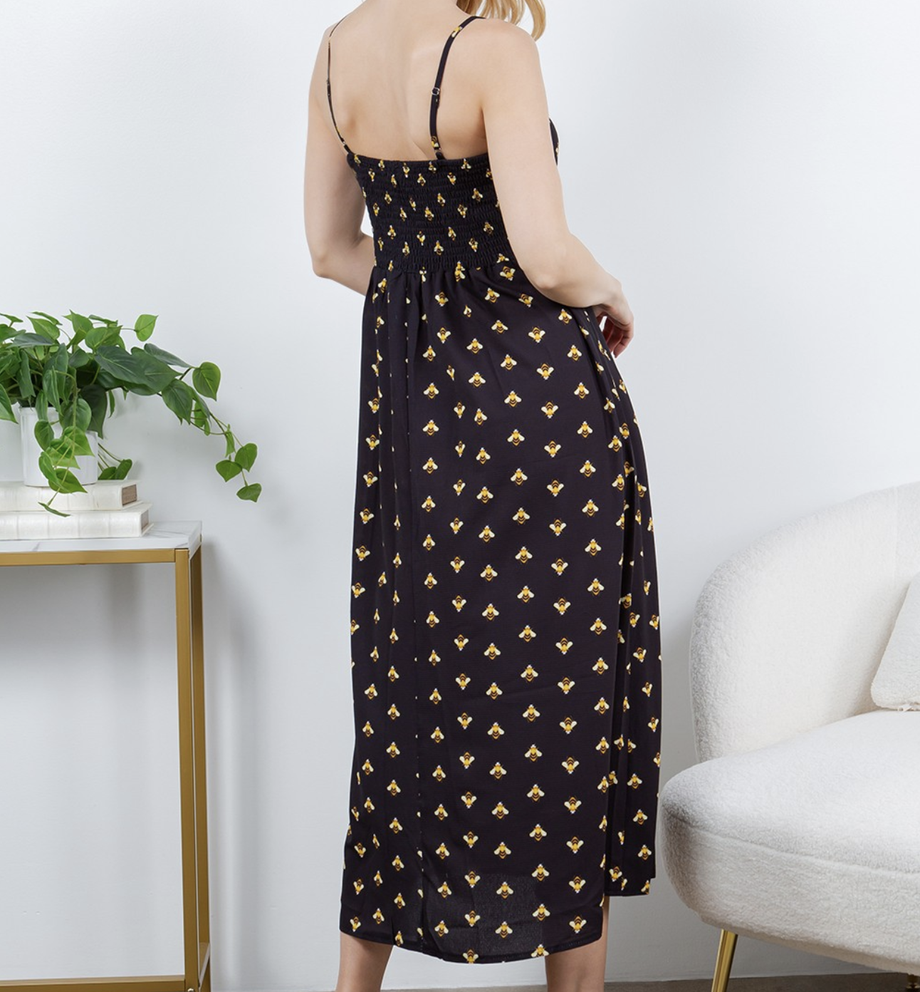 LA Soul "Bee Better Have My Honey" Midi Dress