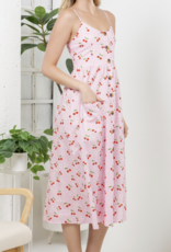 LA Soul "A Cherry Disposition" Midi Dress
