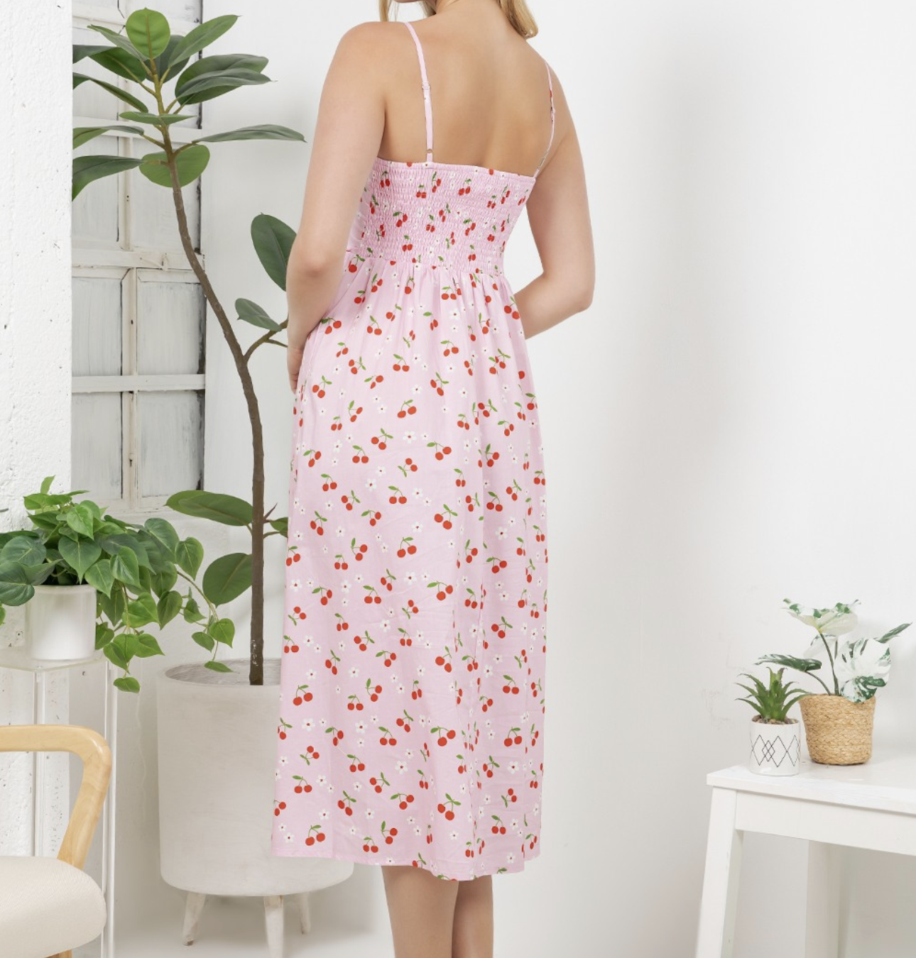 LA Soul "A Cherry Disposition" Midi Dress