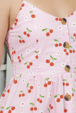 LA Soul "A Cherry Disposition" Midi Dress