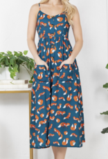LA Soul "For Fox Sake" Midi Dress