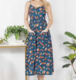 LA Soul "For Fox Sake" Midi Dress