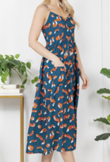 LA Soul "For Fox Sake" Midi Dress