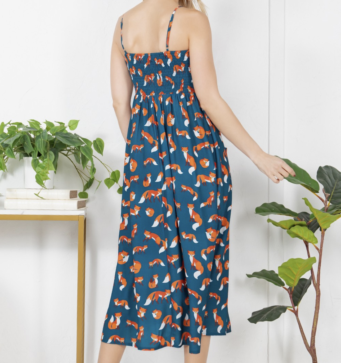 LA Soul "For Fox Sake" Midi Dress
