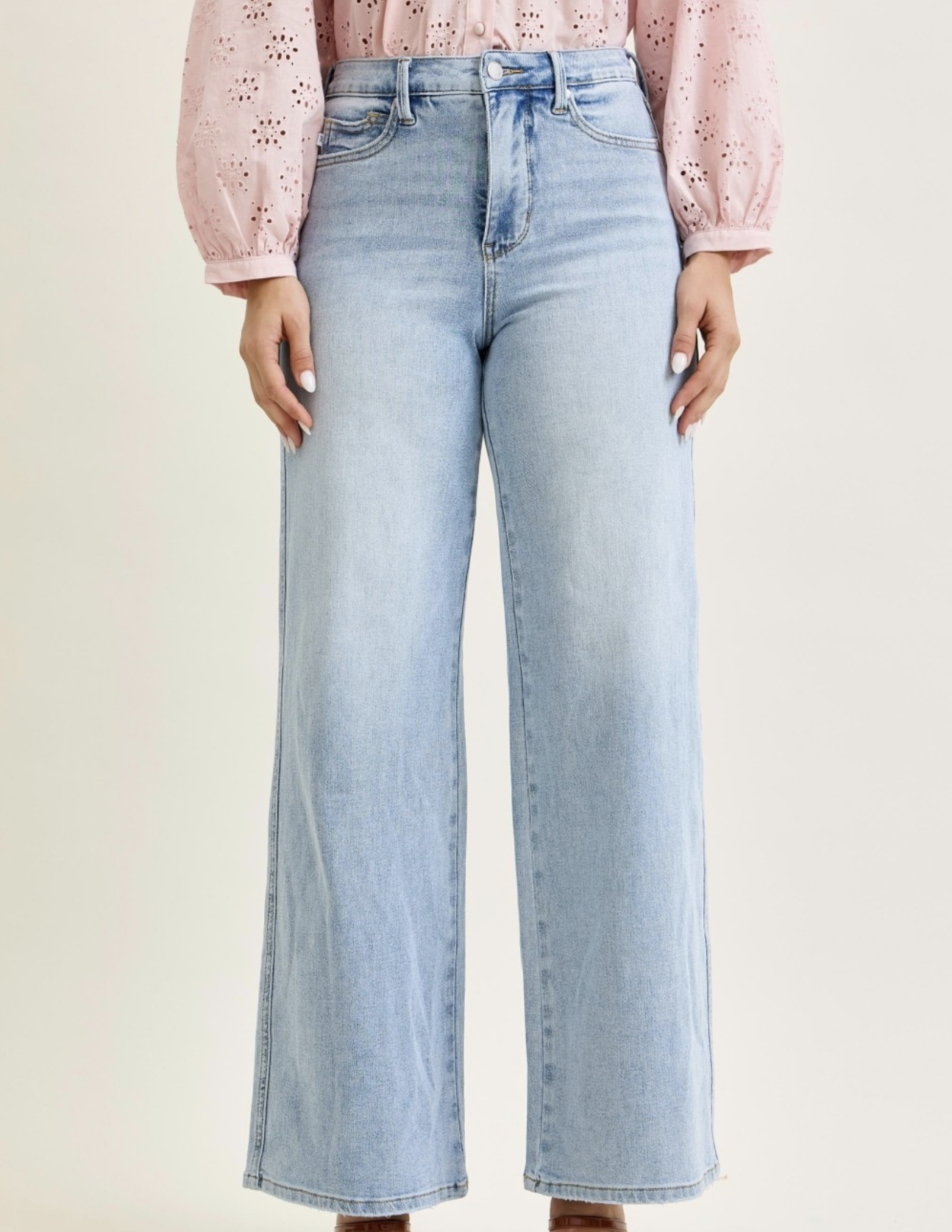 Judy Blue "Wide & Wonderful" High-Waisted Tummy Control Jeans