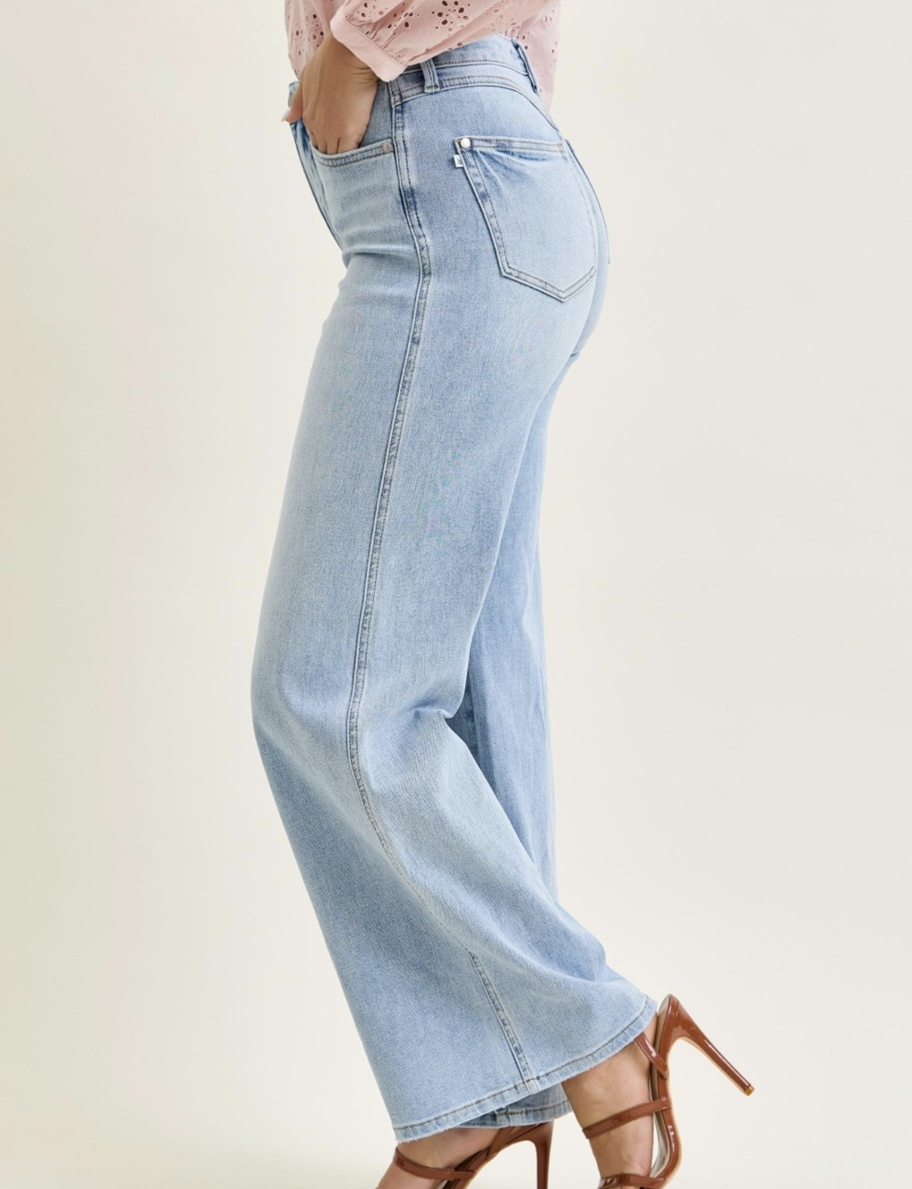 Judy Blue "Wide & Wonderful" High-Waisted Tummy Control Jeans