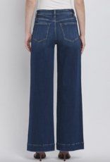 Flying Monkey "Patch Me In" High Rise Patch Pocket Wide Leg Jeans