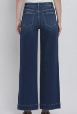 Flying Monkey "Patch Me In" High Rise Patch Pocket Wide Leg Jeans