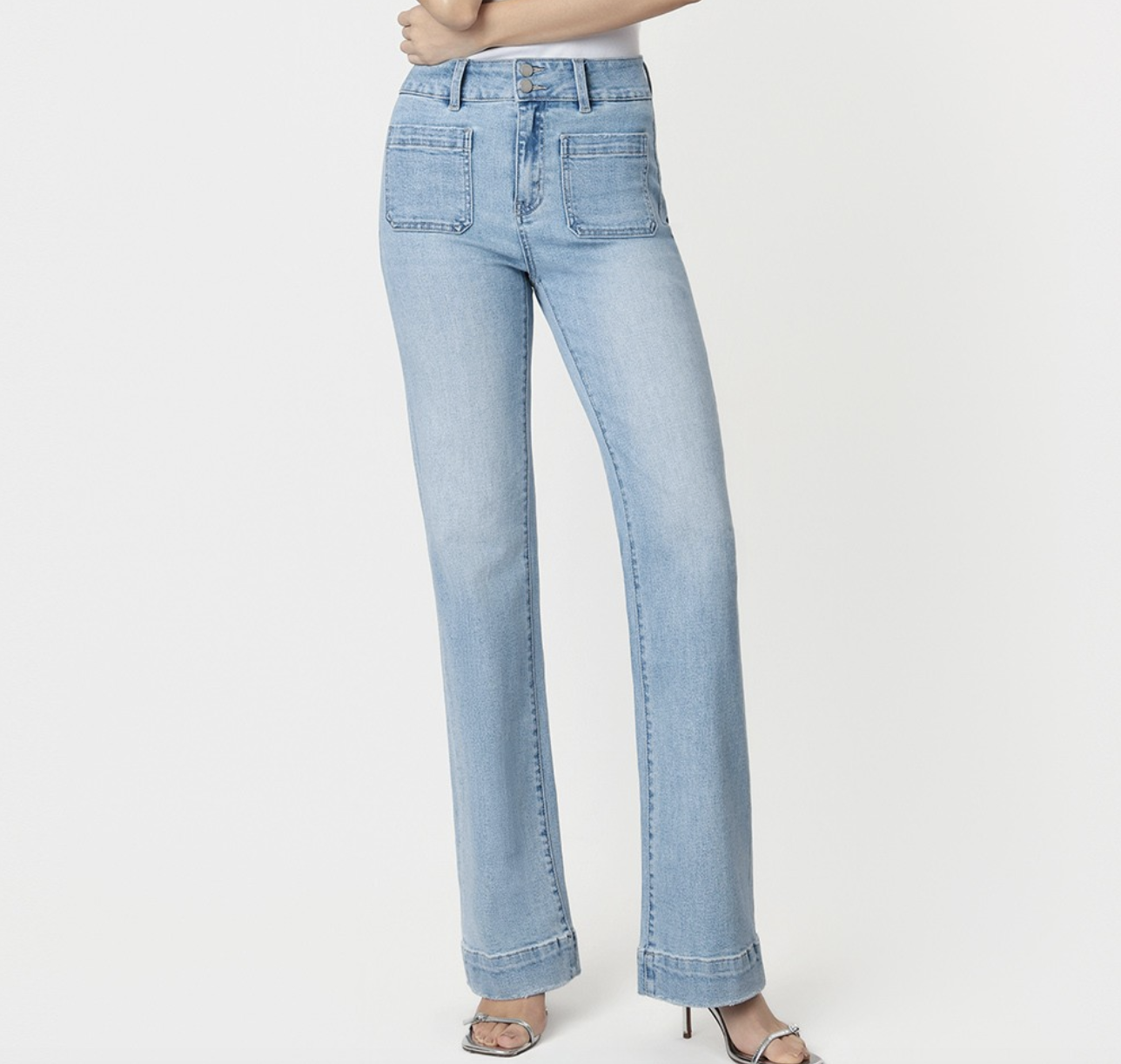 Flying Monkey "90's Kid" Super High Rise Flare Jeans