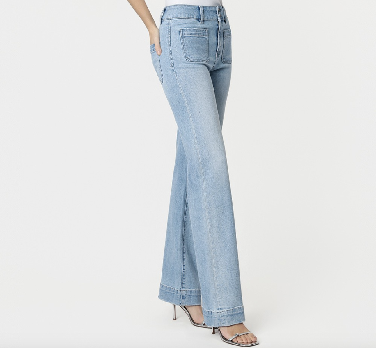 Flying Monkey "90's Kid" Super High Rise Flare Jeans