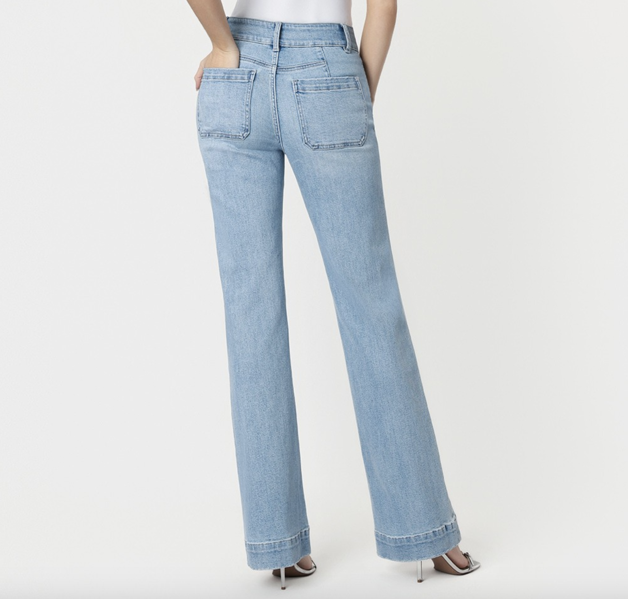 Flying Monkey "90's Kid" Super High Rise Flare Jeans