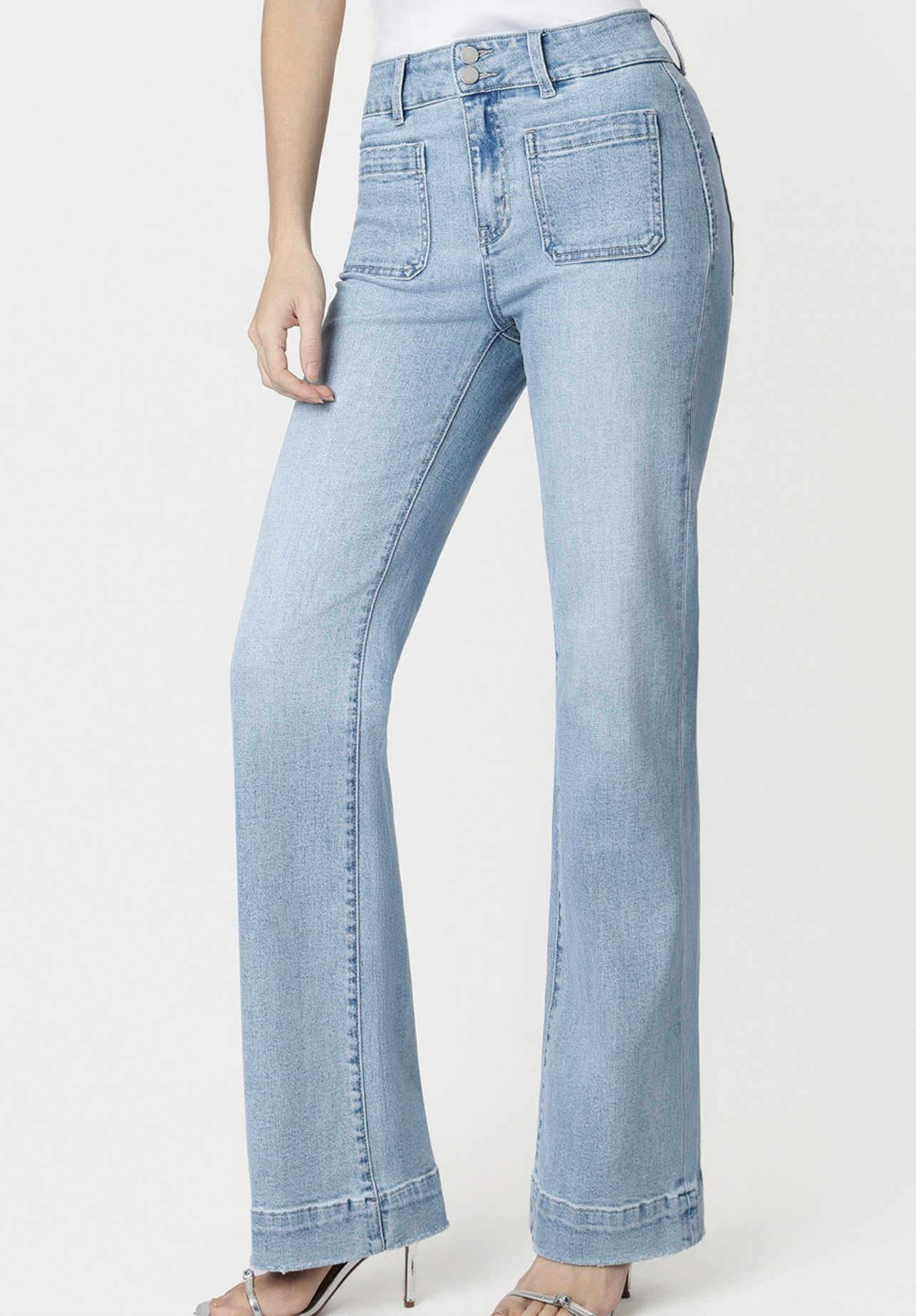 Flying Monkey "90's Kid" Super High Rise Flare Jeans