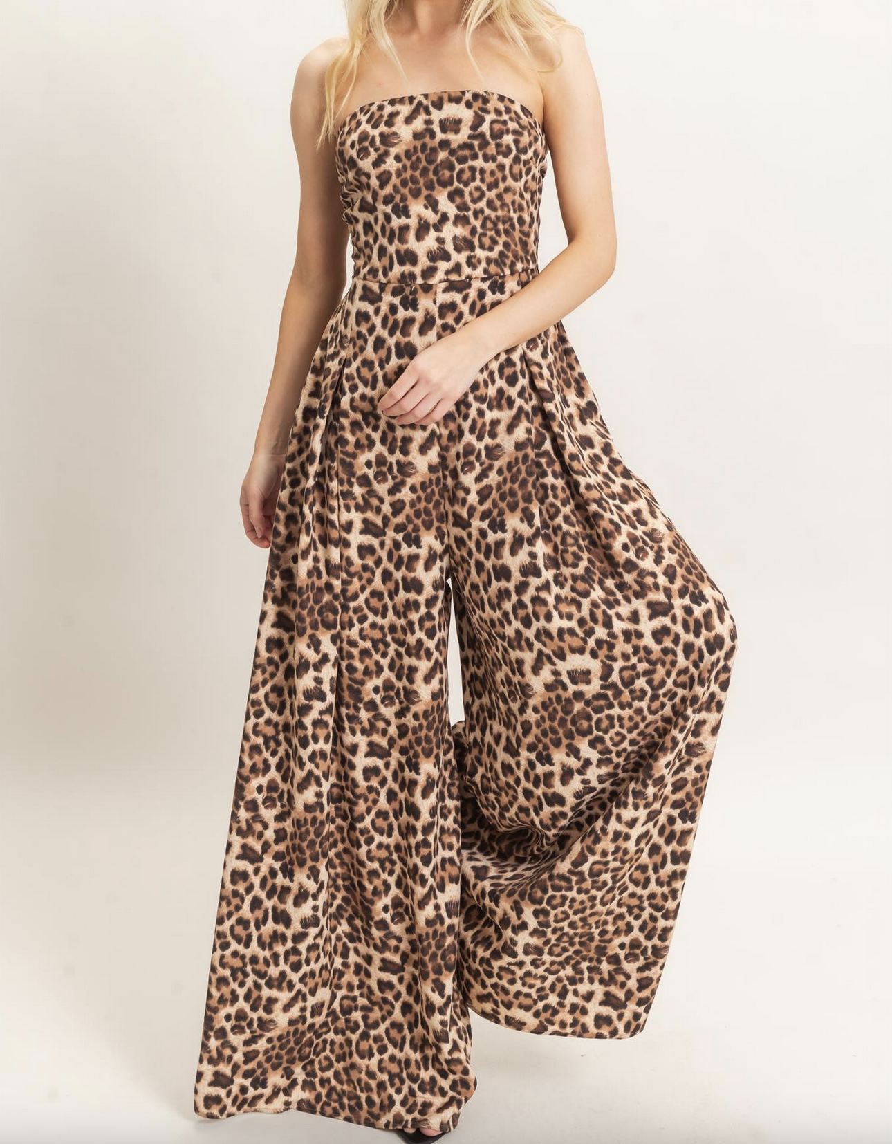 HyFve "Right Here, Right Meow" Strapless Jumpsuit