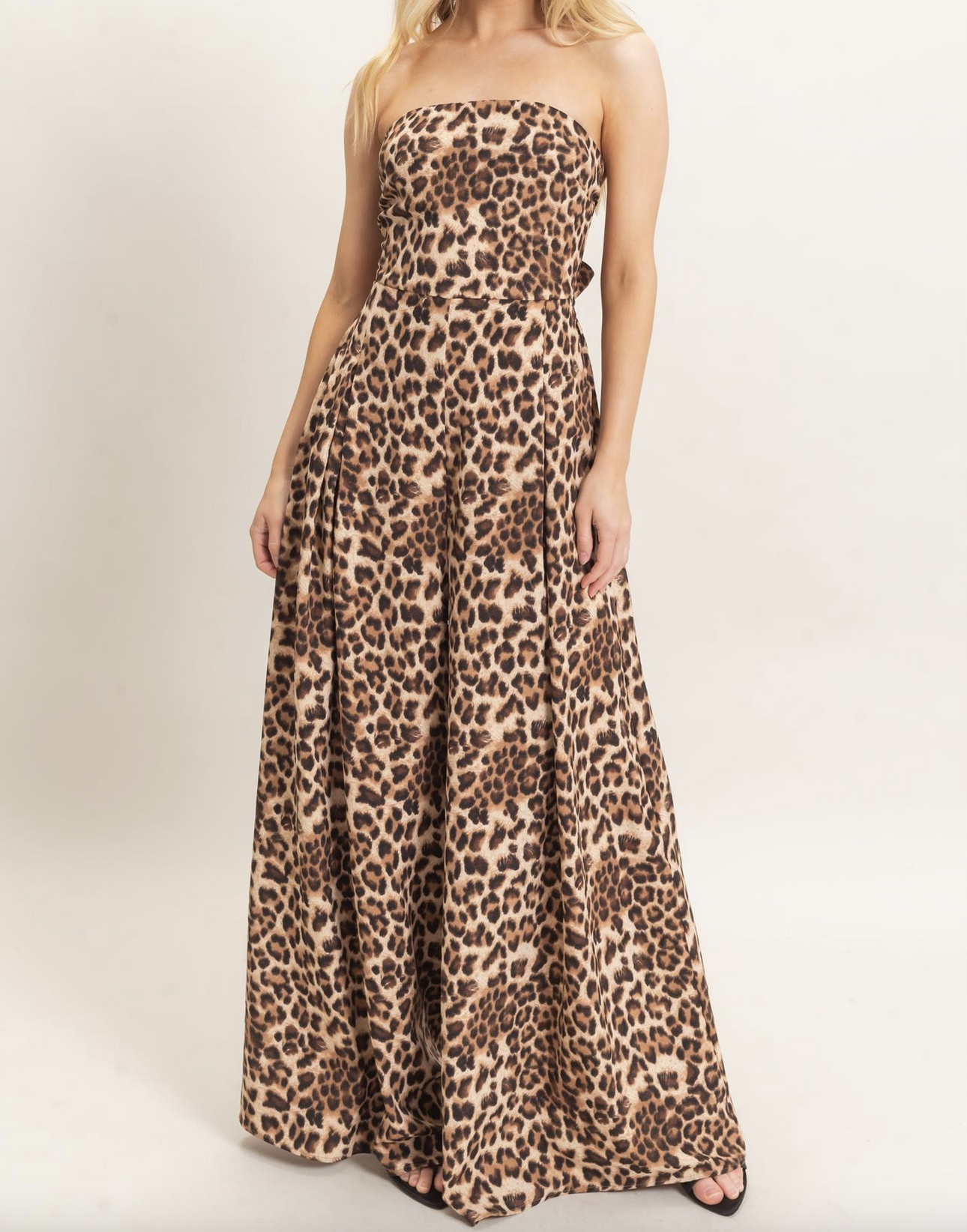 HyFve "Right Here, Right Meow" Strapless Jumpsuit