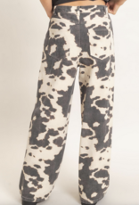 HyFve "Moo-ve it Along" Wide Leg Jeans