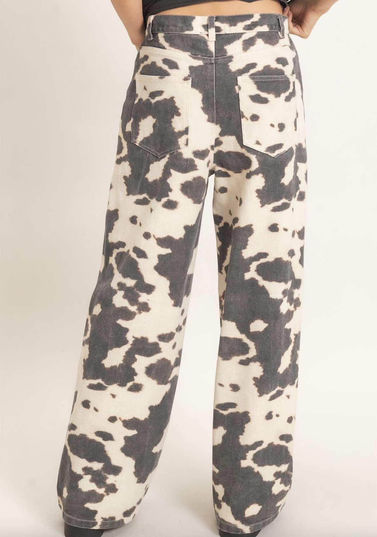 HyFve "Moo-ve it Along" Wide Leg Jeans