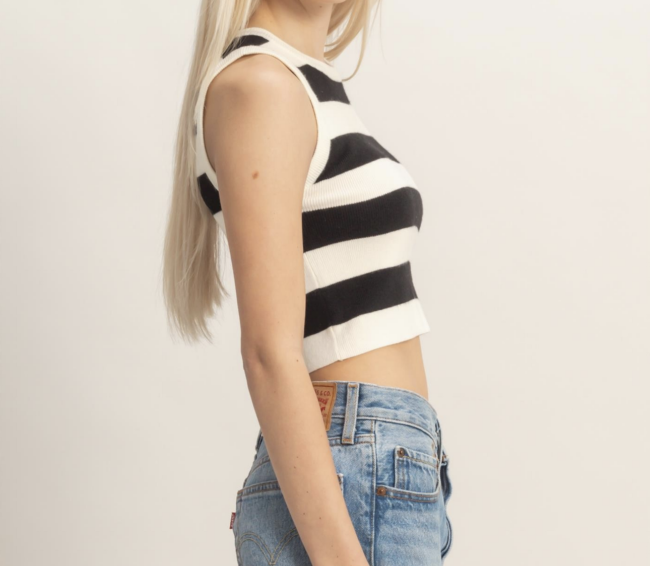 HyFve "Stripe While the Iron's Hot" Knit Top