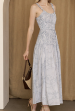 Storia "Smocking Bird" Midi Dress