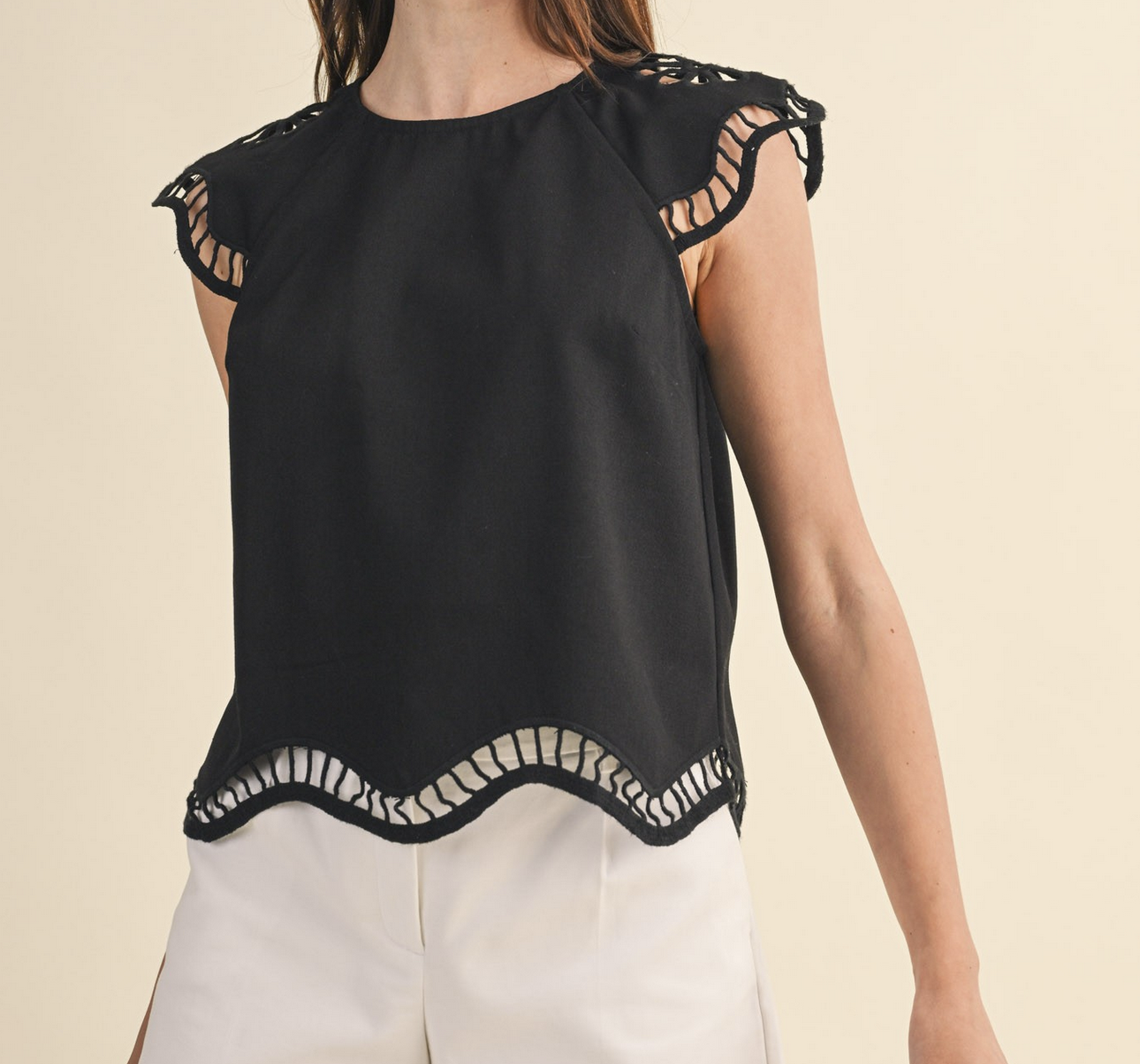 &Merci "Cut for the Catwalk" Top