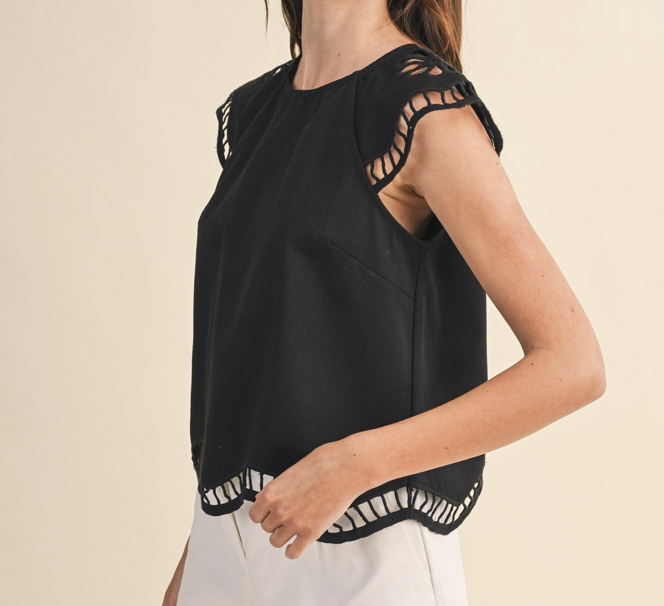 &Merci "Cut for the Catwalk" Top