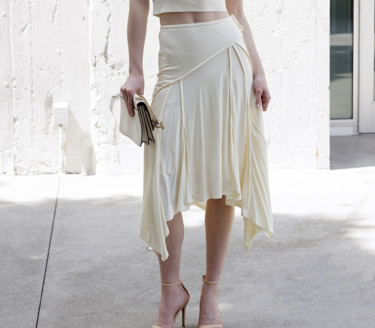 Storia "Go with the Flow" Midi Skirt