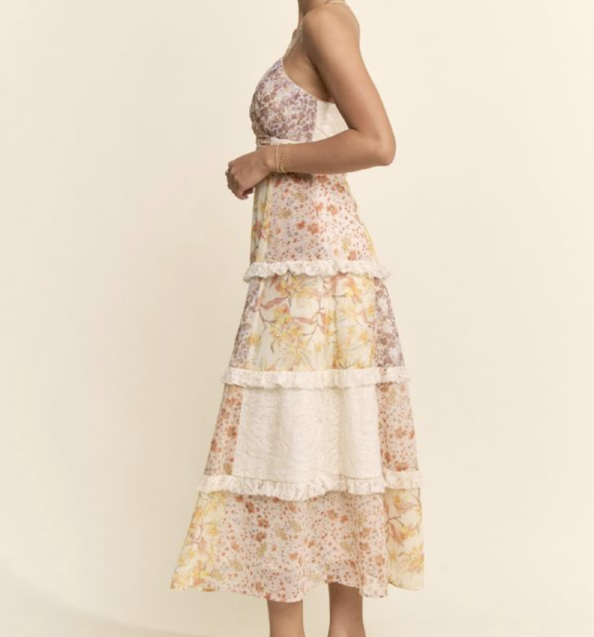 Davi&Dani "It Goes Chiff-On & On & On" Maxi Dress